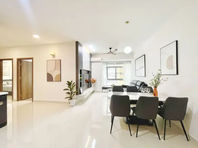 Bán nhanh căn hộ hộ sky garden 2, PMH ,Q7, dt 88m2, tk 3PN nhà mới đẹp, giá chỉ 6,7 tỷ